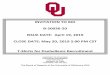 INVITATION TO BID - ou.edu · 4/19/2019 · The response to this Invitation to Bid will be considered as a legal offer to contract. An acceptance of any bid will be issued by OU in