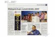Jenis Akhbar : Utusan Malaysia Tarikh : 14/11/2017 Edisi ... · Sebanyak 34 kertas kerja ... dan Karnival Produk dan Perkhidma- tan Koperasi Malaysia ... koperasi sekolah. "Jalinan