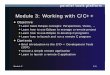 Module 3: Working with C/C++ - Eclipsepediawiki.eclipse.org/images/c/cc/Ptp-03-c.pdfModule 3: Working with C/C++ Objective Learn basic Eclipse concepts: Perspectives, Views, … Learn