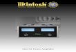 MC352 Power Amplifier - audioclassics.com · Mono parallel: 1, 2, or 4 ohms Rated Power Band 20Hz to 20kHz Peak Output Current > 100 amperes Total Harmonic Distortion 0.005% maximum