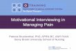 Motivational Interviewing in Managing Pain .Motivational Interviewing in Managing Pain 1 Patricia