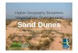 Higher Geography Biosphere Vegetation … dune systems develop seawards over time… • New dunes develop on the foreshore and here the psammosere is in its pioneer stage • Landwards