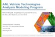 ANL Vehicle Technologies Analysis Modeling Program · ANL Vehicle Technologies Analysis Modeling Program Michael Wang (PI), Amgad Elgowainy, Aymeric Rousseau, Yan Zhou, Tom Stephens,