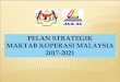 PELAN STRATEGIK MAKTAB KOPERASI MALAYSIA 2017-2021 · 2017-10-19 · masjid) Indikator : Bilangan program komuniti ... Program 1 : Penglibatan MKM dan penawaran perkhidmatan MKM di