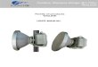 Outdoor Wireless Bridge @17Ghz W4LINK - ServiceNet · • Indoor Unit or IDU: Gigabit Power Over Ethernet adapter (POE) • Outdoor unit or ODU • Parabolic antenna, directly connected,