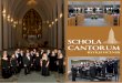 SCHOLA CANTORUM - Listvinafélag Hallgrímskirkju · Schola Cantorum is a chamber choir of 12-18 professional singers, founded in 1996 by the conductor Hörður Áskelsson, Music