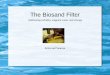 The Biosand Filter - University of British Columbiablogs.ubc.ca/fnh490/files/2011/04/WaterPurification_Presentation.pdf · The Biosand Filter Addressing turbidity, stagnant water,