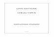 LAVE-BATTERIE LP8-ek / CVP-S - lamber.it · LP8-ek / CVP-S Instructions d’emploi R.08-2017. 2 . 3 DECLARATION DE CONFORMITE' Nous soussignés LAMBER S.R.L. – Via Italia 6 –