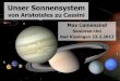 von Aristoteles zu Cassini - lsw.uni-heidelberg.de · Aristoteles, “De Caelo ... Distanz zu Pluto: ~ 40 AE (~ 320 Licht-Minuten) Helio- zentrisch . Heliosphäre Interstellarer Raum