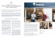 communiqué de presse - octobre 2017 FAGUO accélère son ... · FAGUO accélère son développement avec le groupe Eram communiqué de presse - octobre 2017 Une synergie, une union