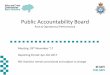 Public Accountability Board - northyorkshire-pfcc.gov.uk · • Problem Solving –Problem Solving plan written for raptor persecution, border vulnerabilities and rural crime. Op