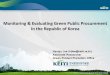 Monitoring and Evaluating Green Public Procurement in the ... · Monitoring & Evaluating Green Public Procurement in the Republic of ... Toilet Paper Detergent ... Monitoring and