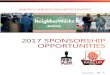 2017 SPONSORSHIP OPPORTUNITIES - nwboise.orgnwboise.org/wp-content/uploads/2015/05/Sponsor-Packet-2017.pdf · Logo/name on Paint The Town™ event banners & promoti onal materi- 