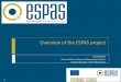 Overview of the ESPAS project · 2 ESPAS is the infrastructure that facilitates access to near-Earth data Why there is a need to facilitate the access? Heterogeneous data formats