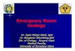 Emergency Room Urology - ocw.usu.ac.idocw.usu.ac.id/.../gus156_slide_emergency_room_urology.pdf · Emergency Room Urology Dr. Syah Mirsya Warli, SpU Dr. Bungaran Sihombing,SpU Div