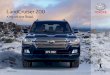 LandCruiser 200 - Toyota Australia · On Sahara Toyota Safety Sense delivers advanced driver assistance functions. These include Pre-Collision Safety system8 (PCS) that senses a collision