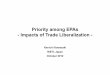 Priority among EPAs - Impacts of Trade Liberalization · USA’s real GDP gains from bilateral trade liberalization 0.00 0.02 0.04 0.06 0.08 0.10 0.12 0.14 % 4 USA’s real GDP gains