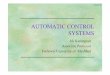 AUTOMATIC CONTROL SYSTEMS - Ferdowsi University of …profsite.um.ac.ir/~karimpor/autocontrol/lec15_auto.pdf · AUTOMATIC CONTROL SYSTEMS Ali Karimpour ... using schematic techniques