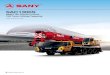 SANY All Terrain Crane 130 Tons Lifting Capacity · suspension, rigid locking, automatic leveling, overall lifting, single-point lifting modes so that it can adapt to various poor