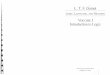 L. T. F. damut - UoAusers.uoa.gr/~wlechner/Creteling2017/Textbooks/Gamut 1991 vol 1.pdf · L. T. F. damut LOGIC, LANGUAGE, AND MEANING VOLUME! Introduction to Logic ~· The University
