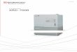 XRD-7000 - ssi.shimadzu.com · The new XRD-7000 Series X-ray diffractometers feature a high-precision vertical θ-θ goniometer and are able to handle huge samples than conventional