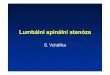 LSS pro web - fnbrno.cz¡lní kurs Vertebrologie Lumbální stenóza.pdf · (2000) Lumbar spinal stenosis: conservative or surgical management?: A prospective 10-year study. – 100