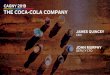 CAGNY 2019 THE COCA-COLA COMPANY - s22.q4cdn.com · 1 the coca-cola company cagny 2019 james quincey ceo john murphy deputy cfo