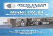 Model CM-24 - Insta-Clean · model cm-24 modular conveyor belt washer. 5if $. jt b usvf npevmbs tztufn &bdi $. tztufn npevmf jt b qfsgfdu nbudi sfbez up cpmu up uif ofyu voju &bdi