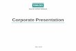 Corporate Presentation - Corporate...  Corporate Presentation Logistics Strictly Business Confidential