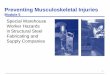 Preventing Musculoskeletal Injuries - canr.msu.edu · Preventing Musculoskeletal Injuries Module 5 What Are Musculoskeletal Disorders (MSDs)? An injury or disorder of the muscles,