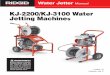 KJ-2200/KJ-3100 Water Jetting Machine · 2 KJ-2200/KJ-3100 Water Jetting Machines General Safety Rules WARNING Read and understand all instructions. Failure to fol-low all instructions