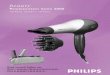 Powerprotect Salon 2000 - Philips · high temperatures (approx.80cC),the Powerprotect Salon 2000 features the Power Protect System.This system offers gentle drying at a lower and