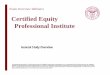 Certified Equity Professional Institute - Santa Binder – XYZ Documents Binder includes – XYZ Equity Incentive Plan Document – XYZ ESPP Plan – Sample agreements, notice of exercise,