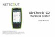 AirCheck G2 UM - GfK Etilize · All Materi als were fully developed at private expense. ... and support programs. i ... The Network Details Screen 