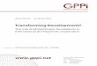 Transforming Development? Marten · Jan Martin Witte Transforming Development? The role of philanthropic foundations in international development cooperation GPPi Research Paper Series