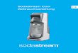 SodaStream Cool DE Gebrauchsanleitung · Sprudlerflasche 7 Erstickungsgefahr Aus einem beschädigten Kohlensäure-Zylinder kann Kohlendioxid entweichen. Ein Kohlensäure-Leck kann
