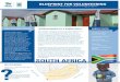 SOUTH AFRICA - habitat.org · Habitat for Humanity´s Global Village program Desiree Jean Philander and her husband Donovan Philander have been waiting for their home to be built