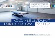 CONSULTANT DIRECTORY 2017 · CONSULTANT DIRECTORY  2017 The McIndoe Centre helpline: 0800 917 4922 The Horder Centre: 01892 665577