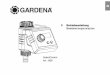 OM, Gardena, 1885, SelectControl, Bewässerungscomputer ...downloads.cdn.re-in.de/1100000-1199999/001194097-an-01-de-BEWAESSE... · -Dauer und -Zyklus. Tasten Funktion 1 OK-Taste