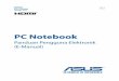 PC Notebook - · PDF fileproduk dan perangkat lunak yang dijelaskan di dalamnya dalam sistem pengambilan, atau menerjemahkannya ke dalam bahasa apapun dalam bentuk dan cara apapun,