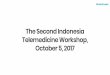  · software) 2. telemedicine application / peripheral making proposal for a good telmed facilities to the goverment 23 . 5. Do you want to recommend this workshop to others? probably