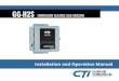 GG-H2S HYDROGEN SULFIDE GAS SENSOR · 4 GG-H2S General Description Installation The GG-H2S sensor is a +24 VDC, three-wire, 4/20 mA sensor for hydrogen sulfide which utilizes proven