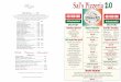 Pizza Sal’s Pizzeria 0.2 · PDF fileSunday Special Super Monday $11.97 $15.95 Choose One: Large Cheese Pizza Sicilian Cheese Pizza Grandma Pizza 1 Large Cheese Pizza Large Greek