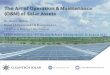 The Art of Operation & Maintenance (O&M) of Solar Assets · About Cleantech Solar Operations & Maintenance in Photovoltaics O&M in the System Design Phase O&M in the Project Execution