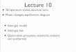 Lecture 10 - UMD Physics · Lecture 10 • Ideal gas model • Ideal gas law • Quasi-static processes: isochoric, isobaric and isothermal • Temperature scales, absolute zero