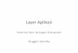 Layer Aplikasi - Gunadarma Universitysinggih.staff.gunadarma.ac.id/Downloads/files/35089/Layer+Aplikasi.pdf · Some network apps •e-mail •web •instant messaging •remote login
