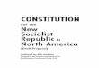 CONSTITUTION - .new, revolutionary socialist state. The Constitution for the New Socialist Republic