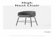 High Nest Chair - plushalle.com · Halle roalads loor D arhs C hone mail inolshalled lshallecom High Nest Chair The High Nest Chair is a soft, inviting and comfortable upholstered