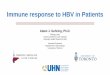 Immune response to HBV in Patientsregist2.virology-education.com/presentations/2017/HEPDART/20_Gehring.pdf · Arbitrary definitions and many patients = indeterminate Profile of the
