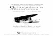 The Joint 28'h QUANTUM ASPECTS BEAM PHYSICScufaro/scientific/2004_QABP.pdf · The Joint 28'h ICFA Advanced Beam Dynamics and Advanced & Novel Accelerators Workshop QUANTUM ASPECTS